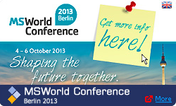 MS World Conference 2013 Berlin